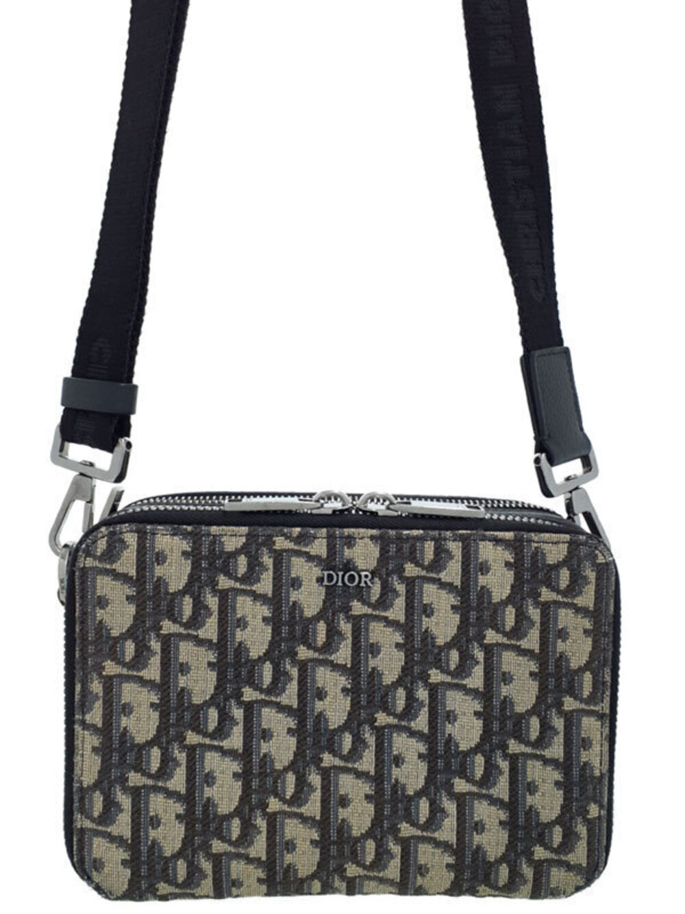 Christian Dior Oblique Pouch Clutch Shoulder Bag